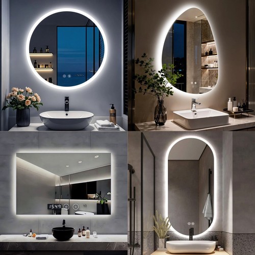 Led bathroom mirror with - led,