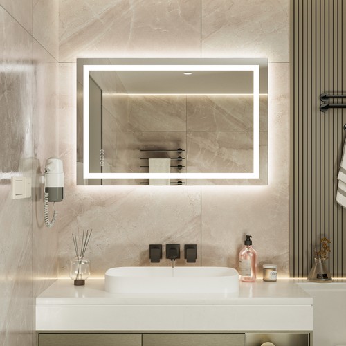 Led bathroom mirror - bathroom,