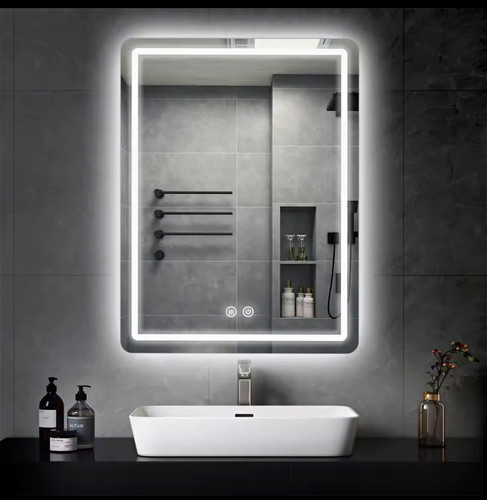 Led lighted bathroom - led,