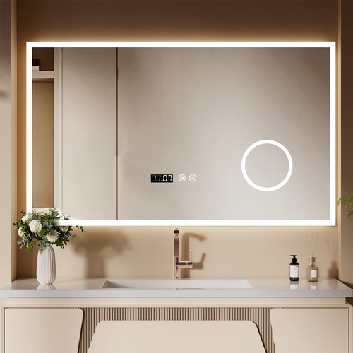 Touch bathroom mirror led - bathroom,