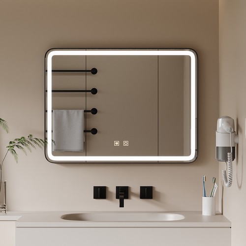 Bathroom led mirror - led, with