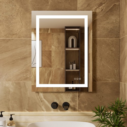 Led bathroom mirror with - led,