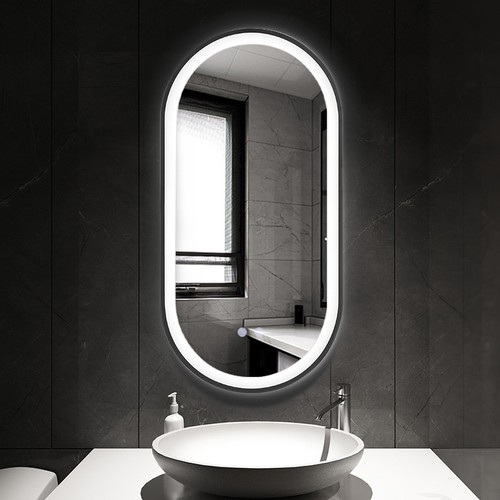 Oval led bathroom - led, mirror