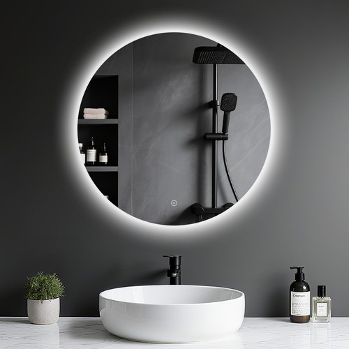 Bathroom mirror with lighting - mirror,