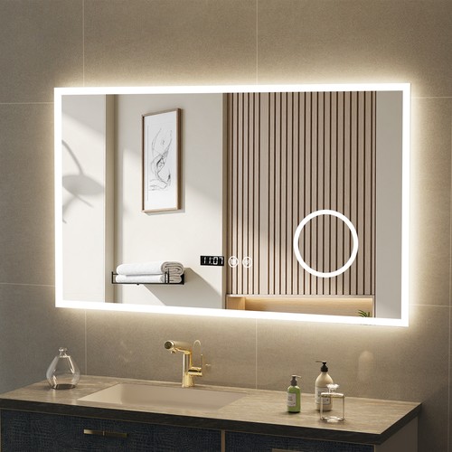 Led bathroom mirror with - led,