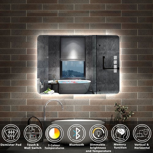 Bluetooth bathroom mirror with - bluetooth,