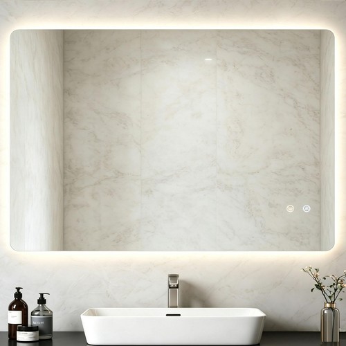 Led bathroom mirror with - led,