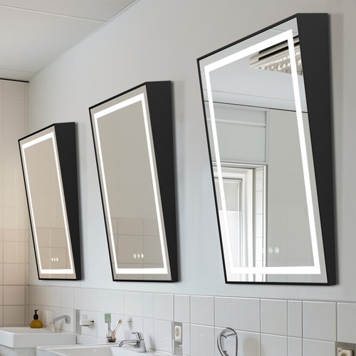 Tilt led bathroom mirror - tilt, with