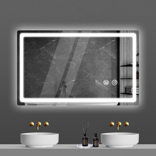 Led bathroom mirror with touch - led,