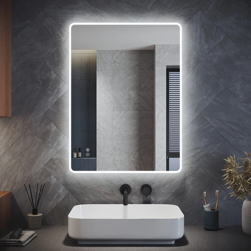 Led bathroom mirror with touch - led,