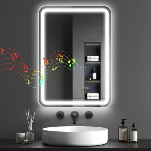 Homcom led bathroom - homcom, mirror