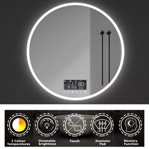 Led bathroom mirror demister - led,
