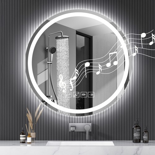 Round bluetooth bathroom - round,