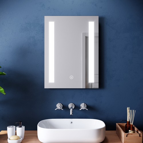 Led bathroom mirror - led, touch