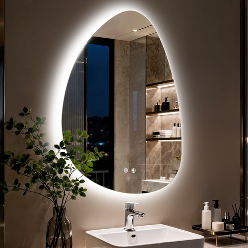Led bathroom mirror with - bathroom,