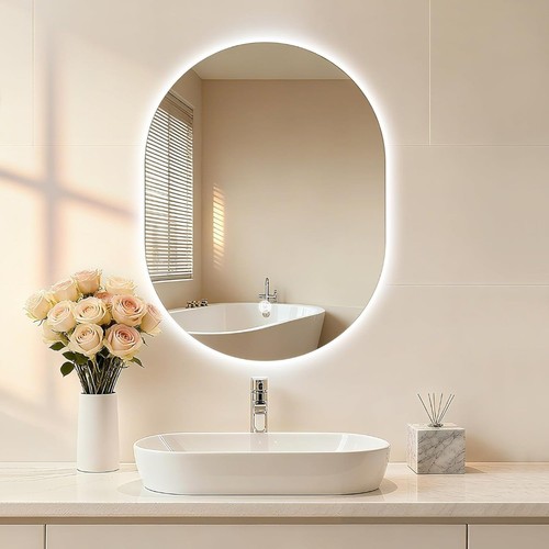 Bathroom mirror with led - bathroom,