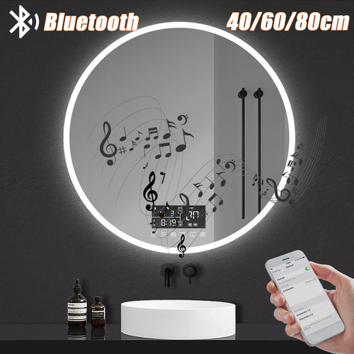 Led bathroom mirror - bathroom, with