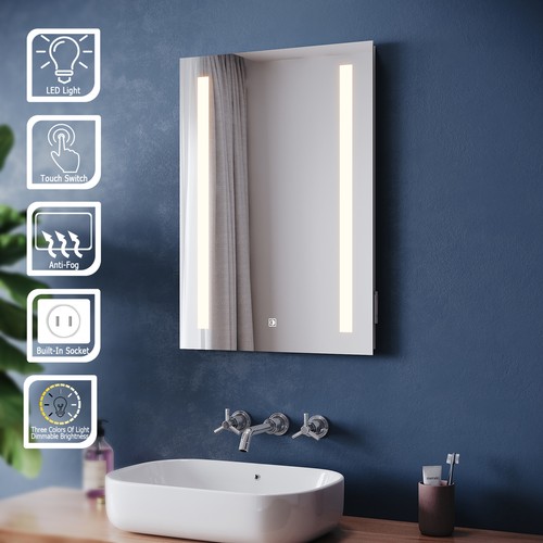 Led bathroom mirror with - bathroom,