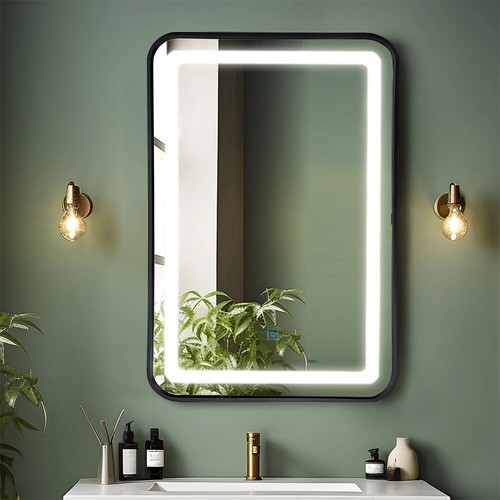 Illuminated bathroom mirror - illuminated,