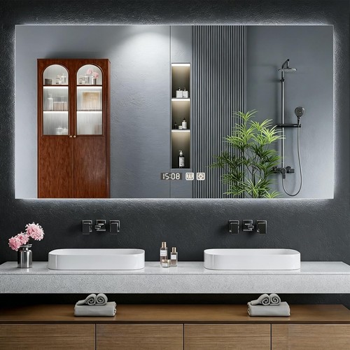 Led bathroom mirror with - bathroom,