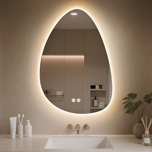 Led bathroom mirror - mirror, anti-fog