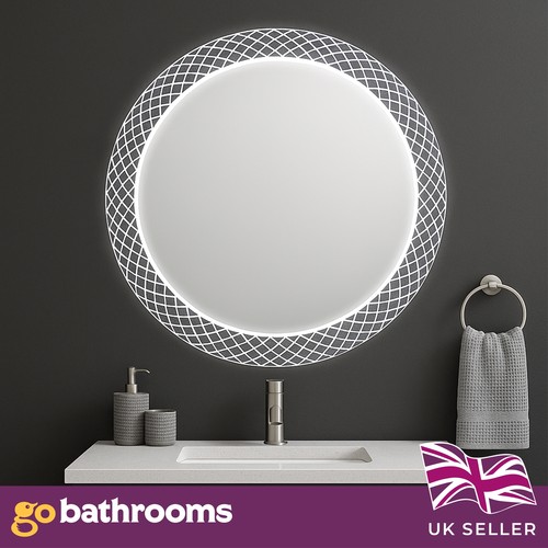 Round led bathroom - mirror, &