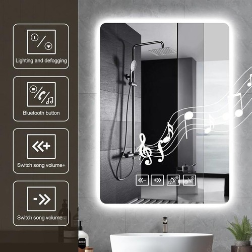 Bluetooth bathroom mirror with - bluetooth,
