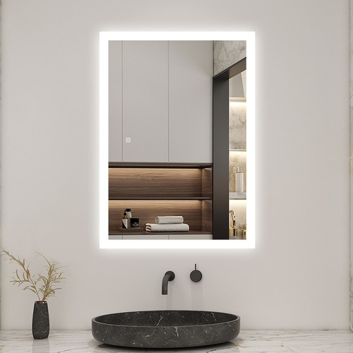 Led bathroom mirror with - mirror,