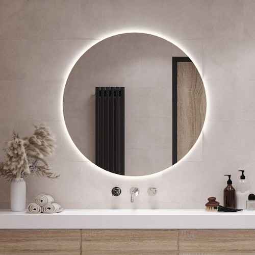 Bathroom mirror with led - bathroom,