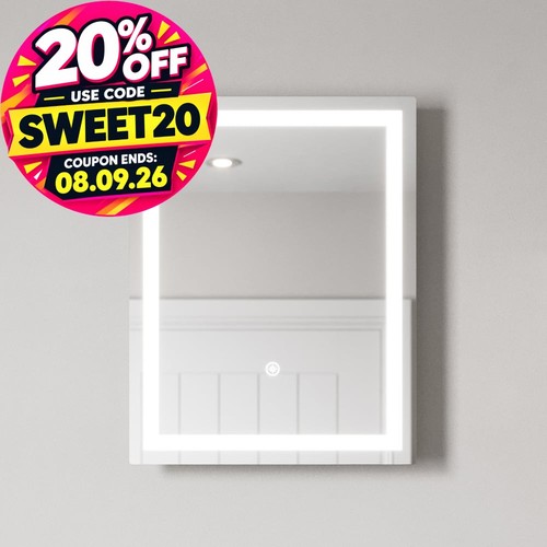 390 500mm bathroom mirror - x,