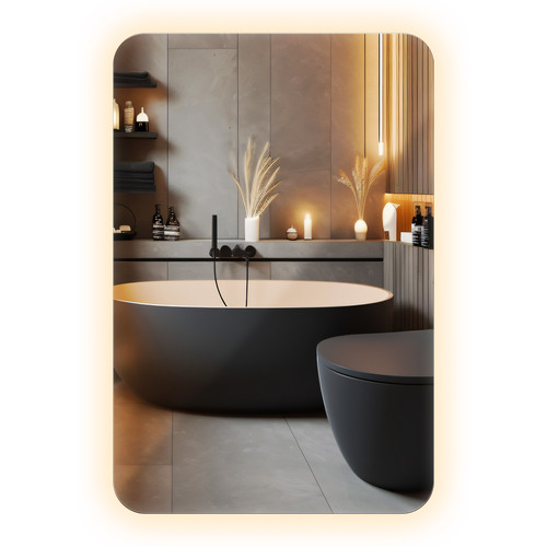 Led bathroom mirror with - bathroom,