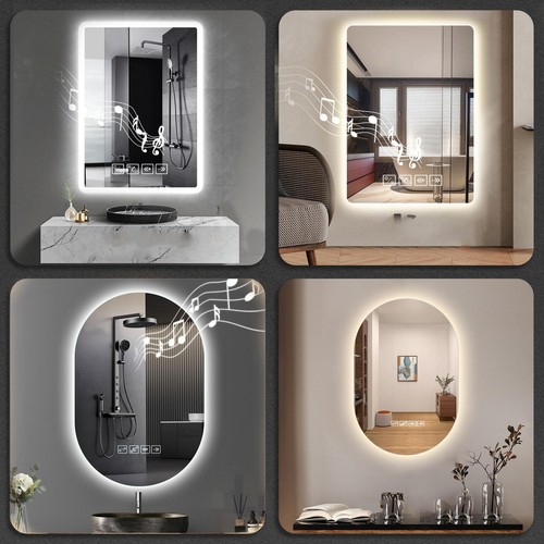 Bluetooth bathroom mirror - bluetooth, w/