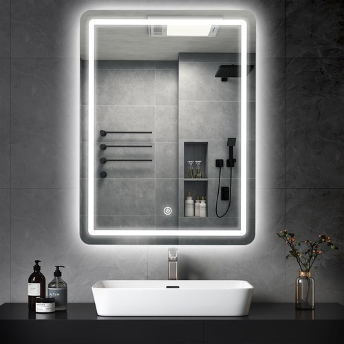 Llluminated bathroom mirror - llluminated,