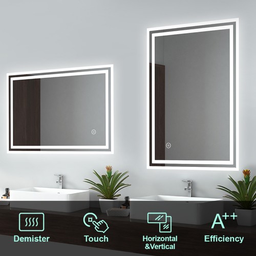 Emke bathroom led wall mirror - led,