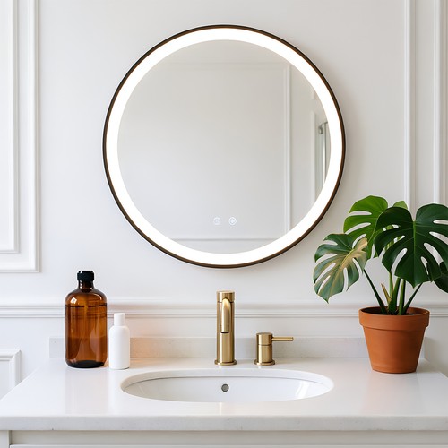80cm round bathroom led - 40-80cm,