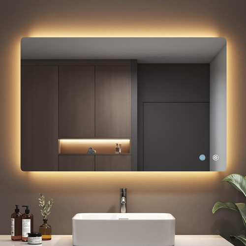 Illuminated bathroom mirror - illuminated,