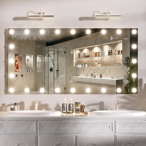 Led bathroom mirror with - mirror,