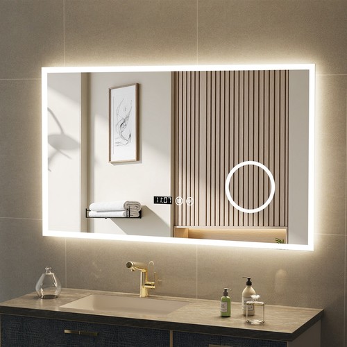 Led bathroom mirror with - led,