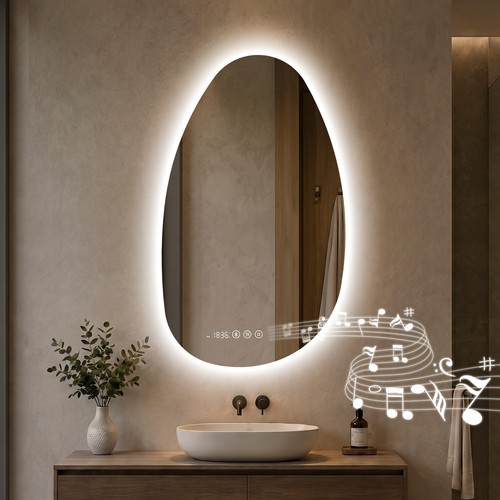 Asymmetrical led bathroom - asymmetrical,
