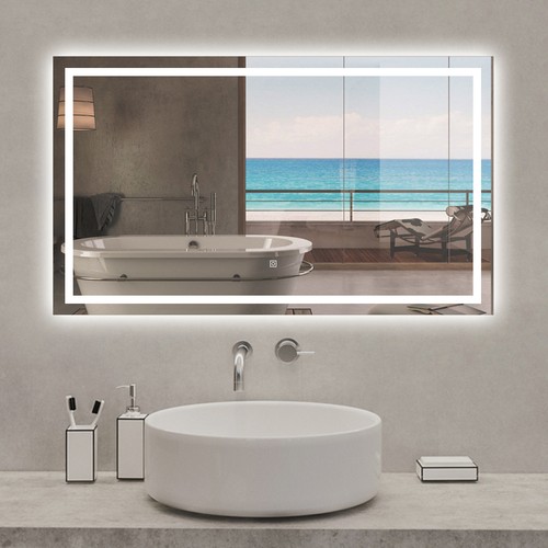 Led bathroom mirror with - with, 3