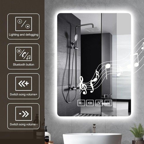 Bluetooth bathroom mirror with - bathroom,