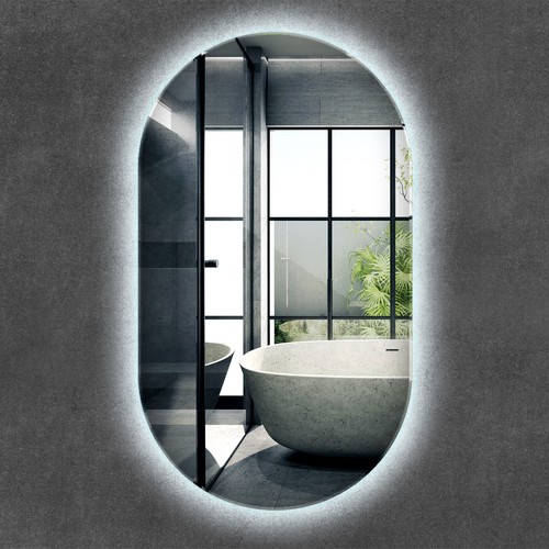 Oval led mirror - oval,