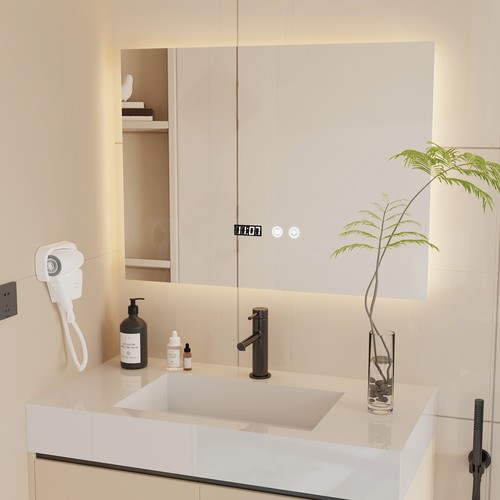 Led bathroom mirror - led,