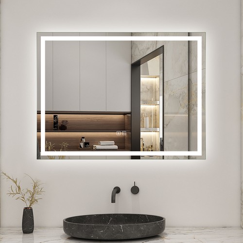 Led bathroom mirror with - led,