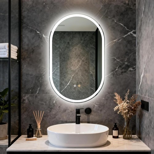 500 800 oval bathroom led - 800, mm